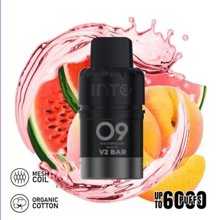 INTO V2 POD Watermelon Peach - Local Vape Supply Australia