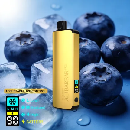 ALIBARBAR PRO 12000 Ice Adjust Blueberry - Local Vape Supply Australia