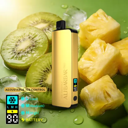 ALIBARBAR PRO 12000 Ice Adjust Kiwi Pineapple - Local Vape Supply Australia