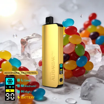 ALIBARBAR PRO 12000 Ice Adjust Skittles - Local Vape Supply Australia