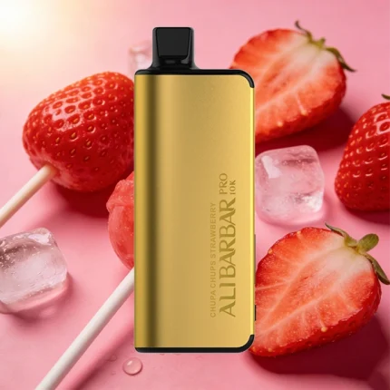 Alibarbar Pro 10k CHUPA CHUPS STRAWBERRY - Local Vape Supply Australia