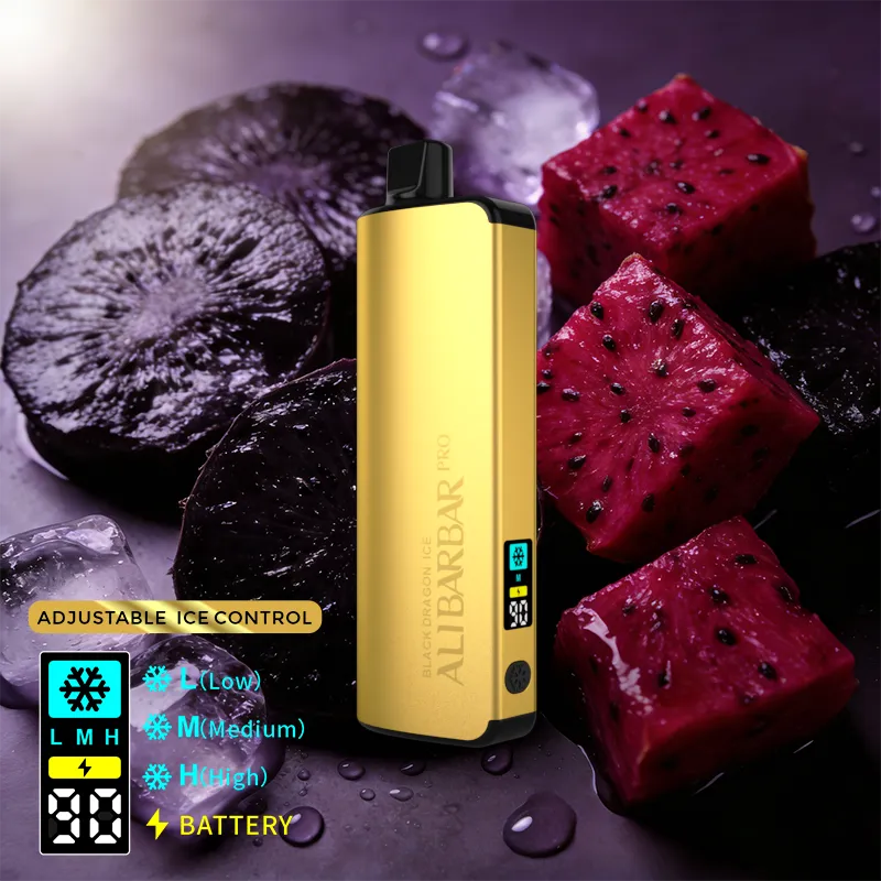 ALIBARBAR PRO 12000 Ice Adjust Black Dragon Ice - LocalCigSupplies Australia