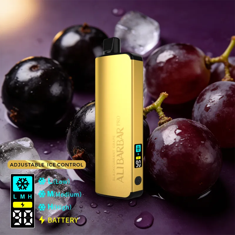 ALIBARBAR PRO 12000 Ice Adjust Blackcurrant Grape - LocalCigSupplies Australia