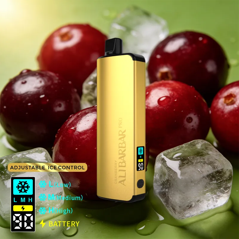 ALIBARBAR PRO 12000 Ice Adjust Cranberry - LocalCigSupplies Australia